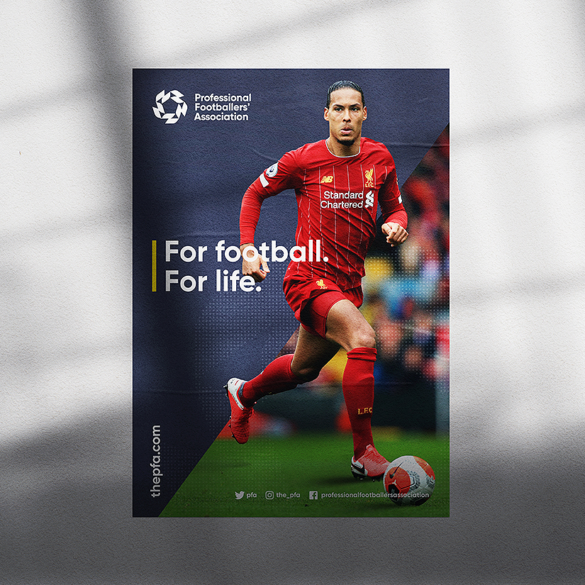 PFA Poster - For Football. For Life.