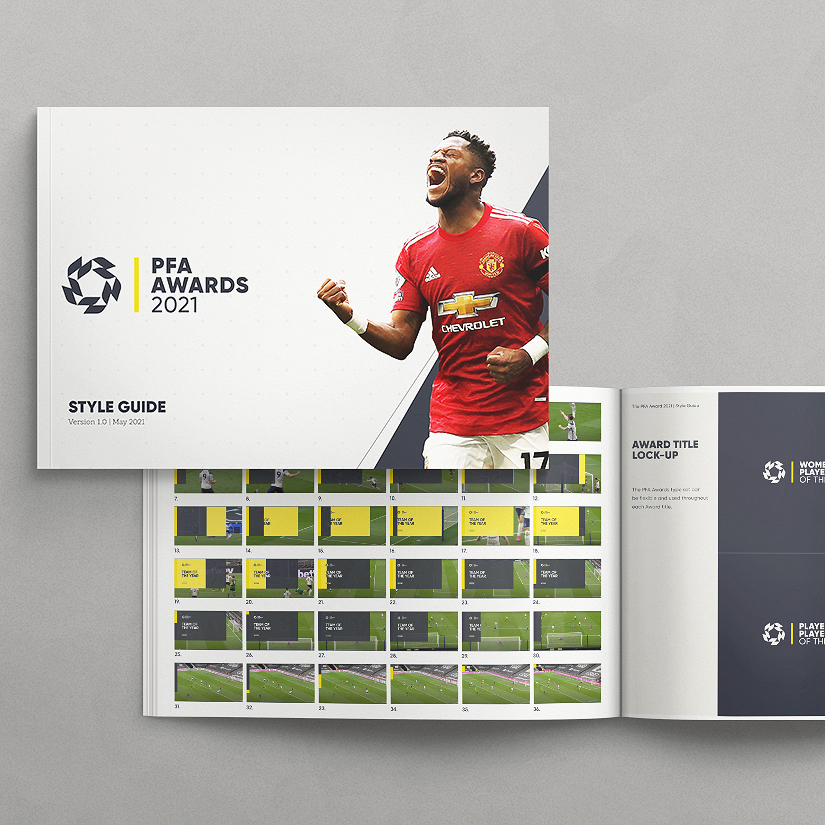 PFA Awards Style Guide Front