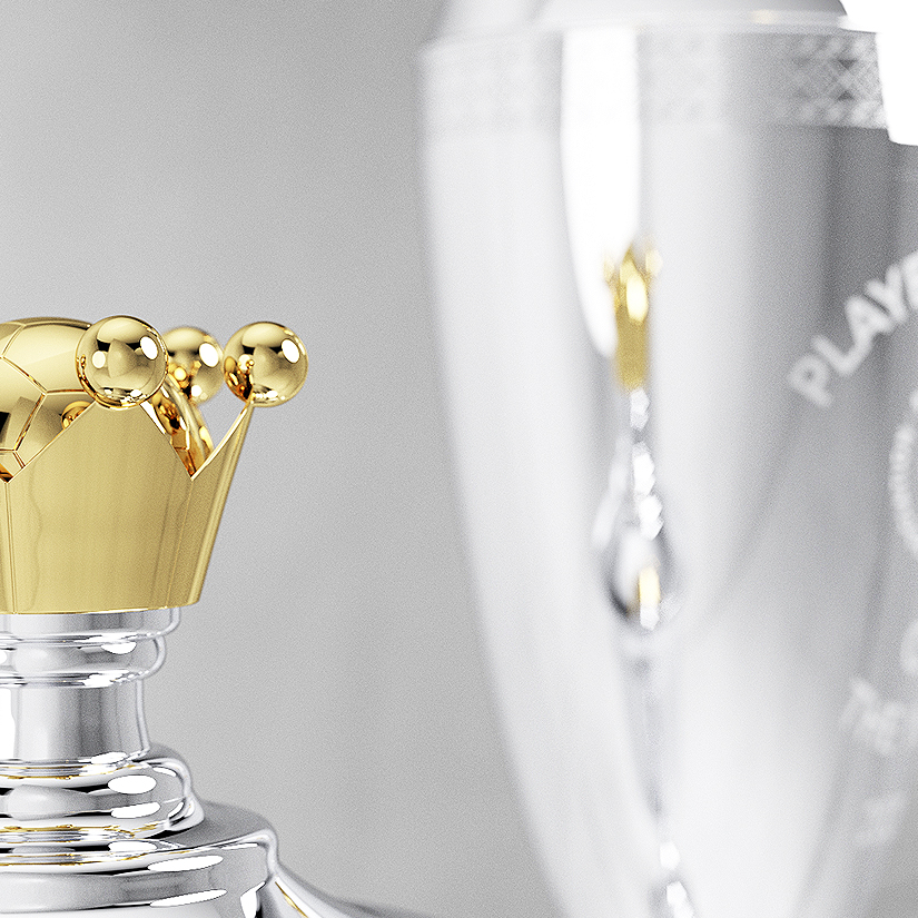 PFA Awards 3D Modelled Trophy Close Up_1